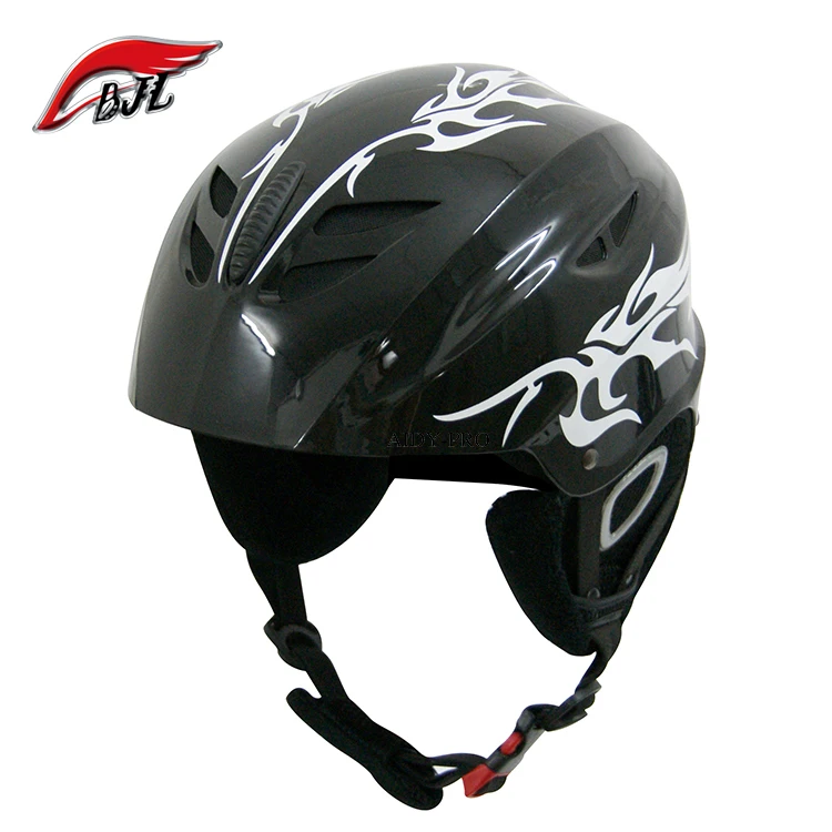 Custom Abs Shell Ski Helmet With Visor Buy Helmet With Ear Muff