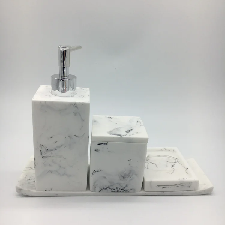 White Marble Resin Hotel Balfour Soap Dish