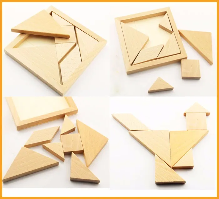 Wooden 3d Handheld Puzzles Iq Toys Brain Teasers Board Games For Kids