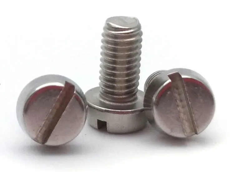 ISO 1207 DIN 84 Stainless Steel 304 Slotted Metric Cheese Head Screws
