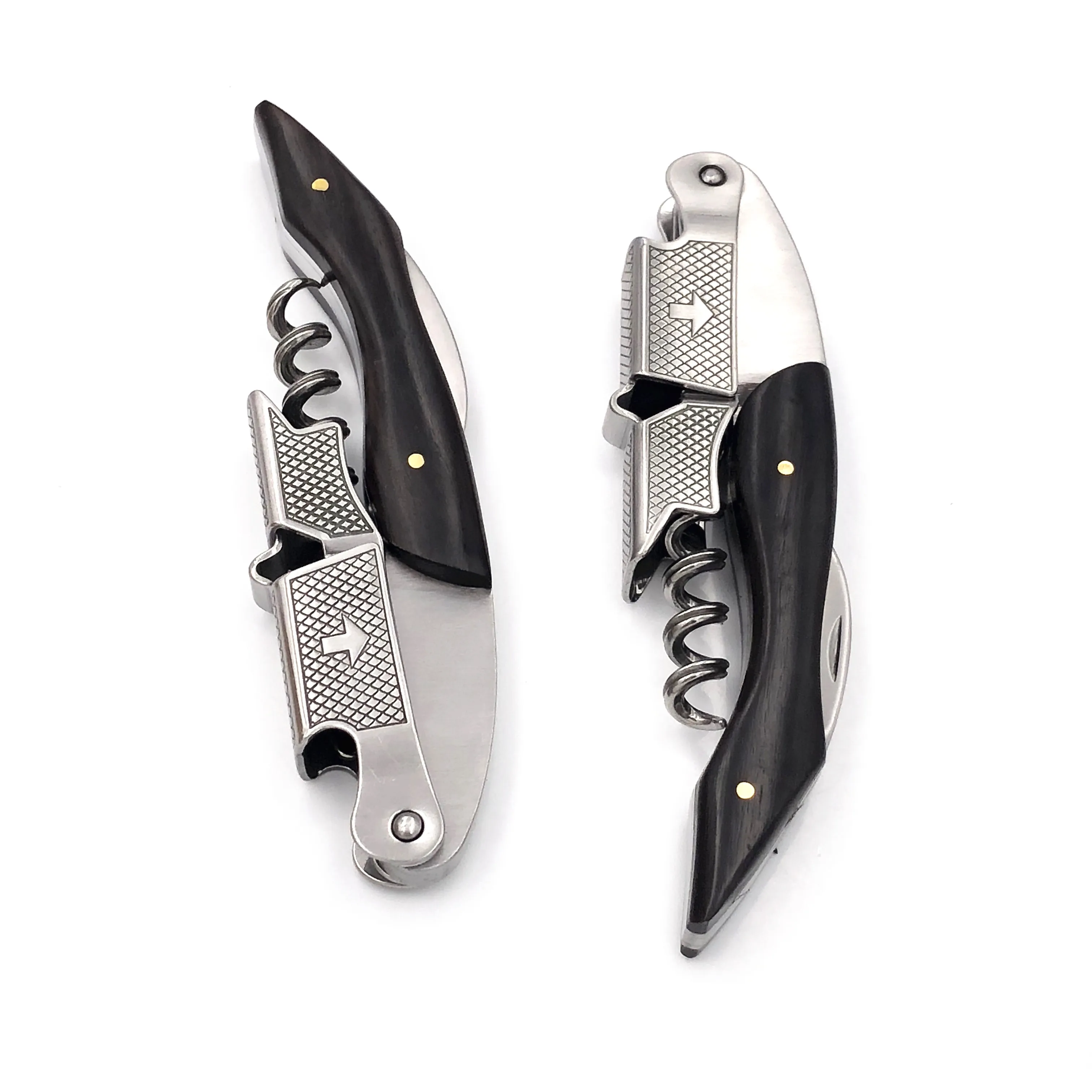 Black Logo Luxury Wine Bottle Opener Portable Wine Corkscrew Of Gift