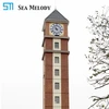 2-30 feet diameter waterproof clock mechanism tower clock wall clocks with bell system