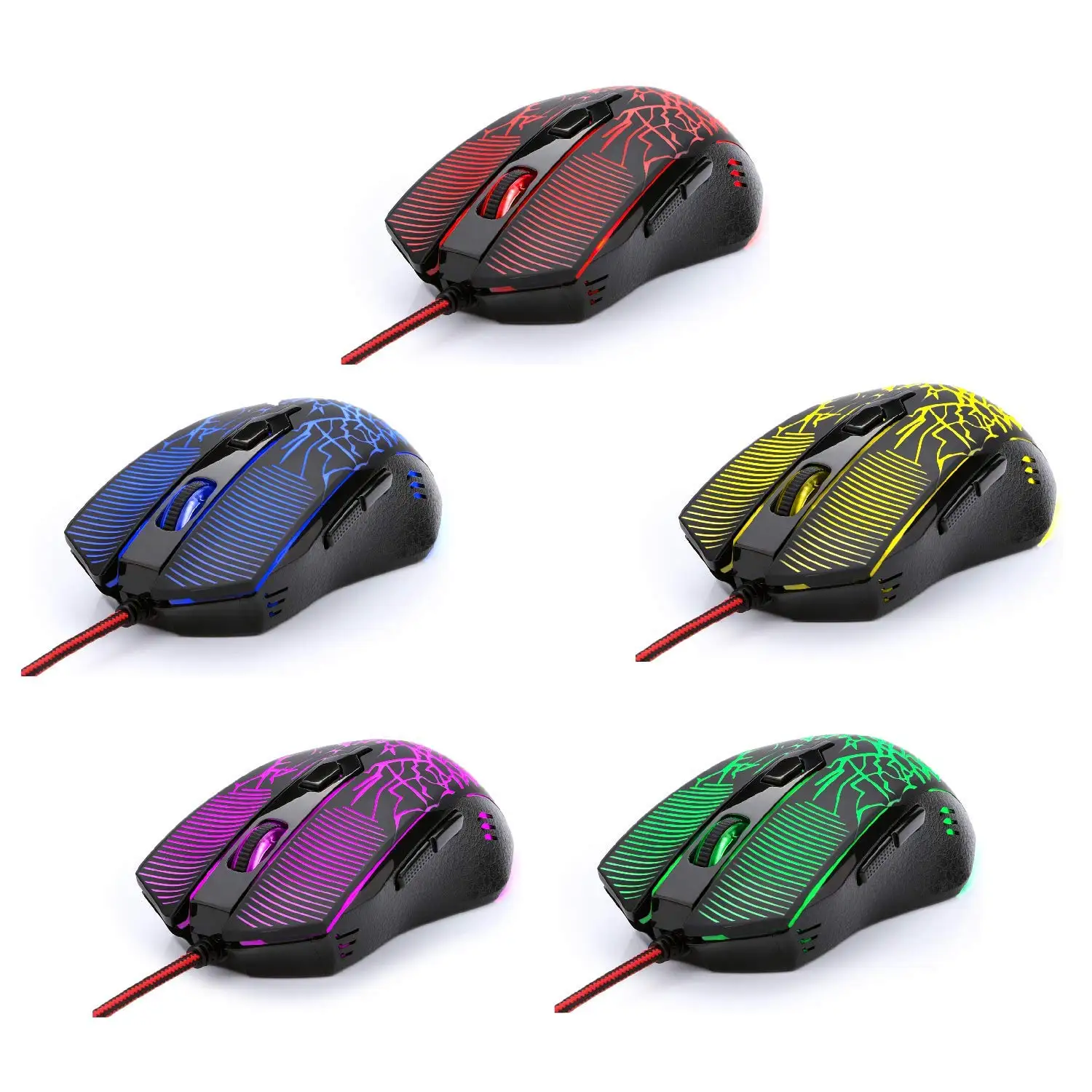 Redragon M608 High Quality USB Gaming Mouse 3200DPI 6 Buttons Ergonomic Design LED For Desktop Computer Accessories Mice Gamer
