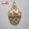 Hot sale unique hanging stained glass craft easter egg for decoration
