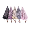 top quality cheap double layer 2 fold lace umbrella