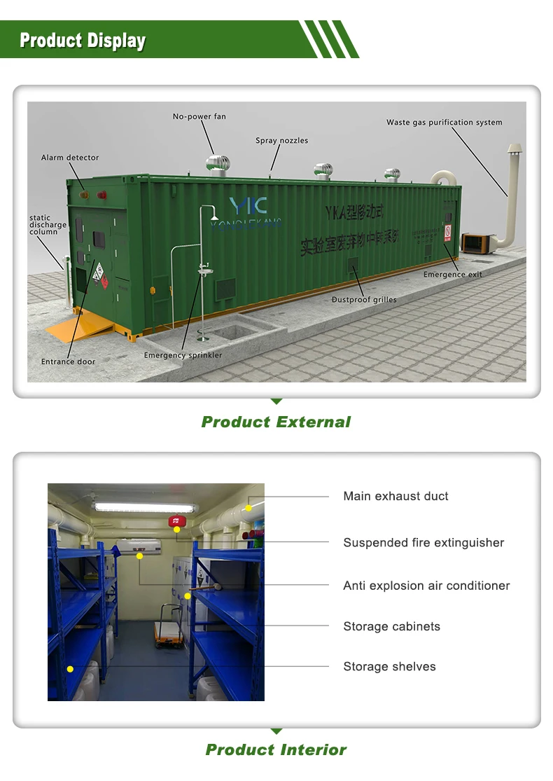 Laboratory Intelligent Movable Hazardous Waste Storage