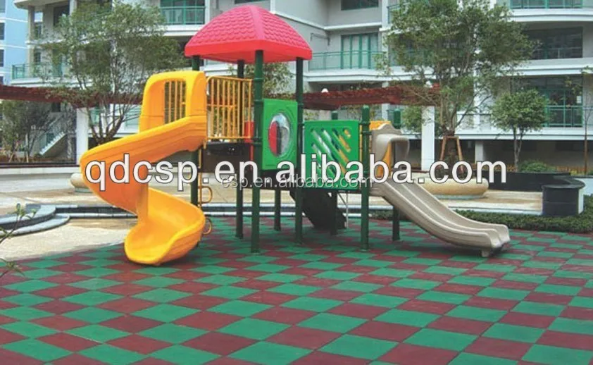 Adoquines De Goma Reciclada Para Patio/azulejo De Grano De Goma Para