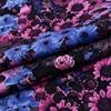 New design knit single jersey paper spun polyester fabric printing custom floral