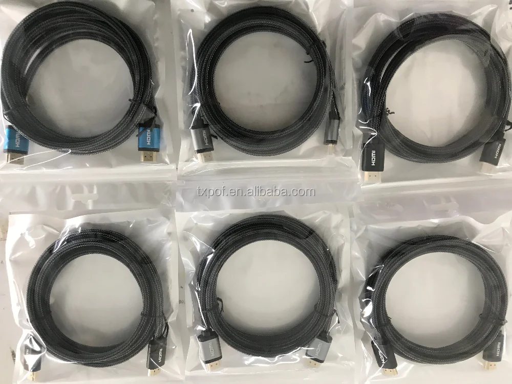 6 feet 5m hdmi cord 3d 4k18gbps with ethernet hdmi braided cable - ANKUX.COM
