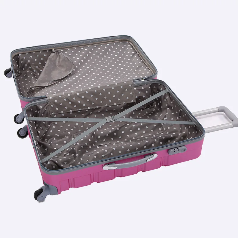 luggage set with makeup case