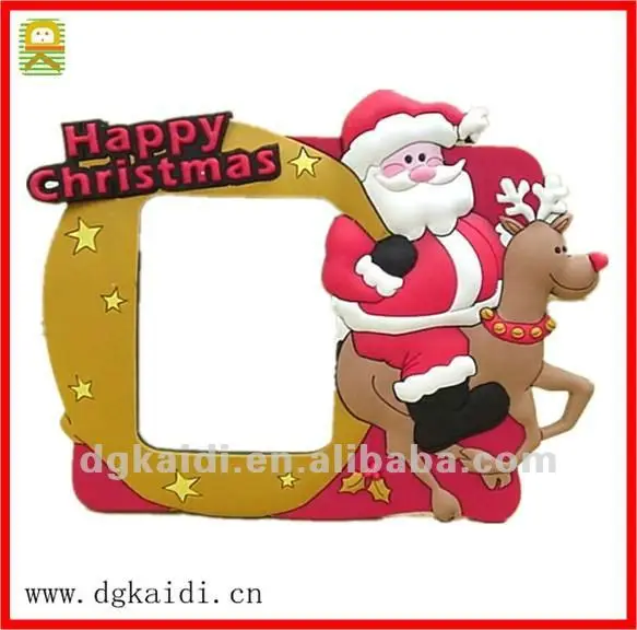 indah santa claus pvc bingkai foto seri 2 Bingkai ID 