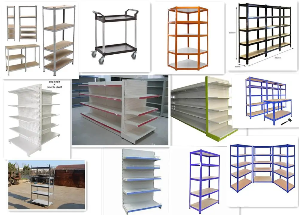 Hypermarket Double Side Supermarket Shelf/shelving - Buy Warehouse ...