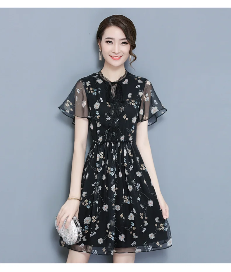 short sleeve midi dress formal