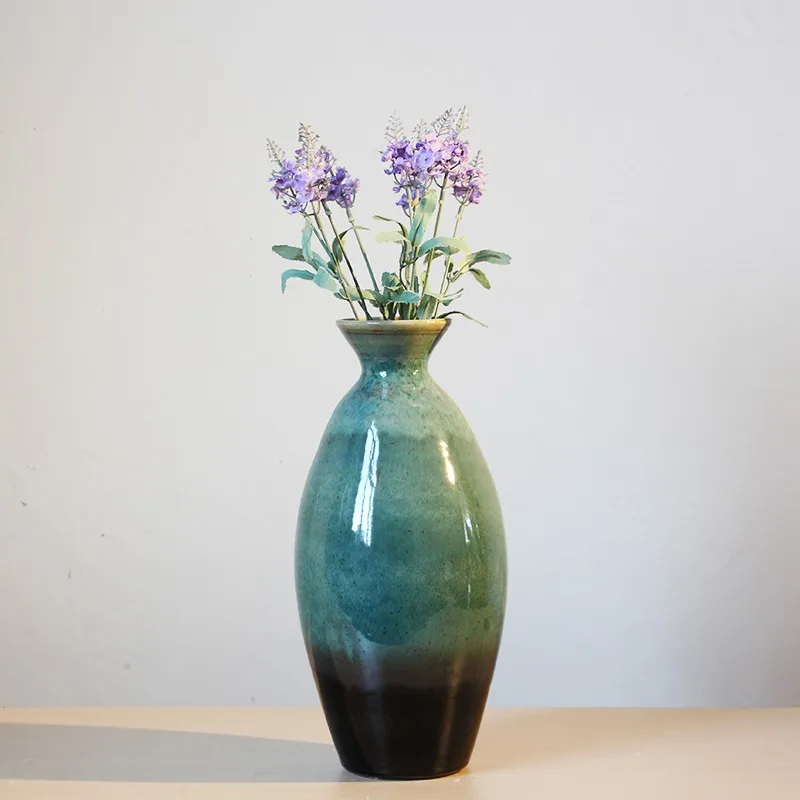 手作り色施釉エメラルドグリーンセラミックテーブル花瓶 Buy 手作りの花瓶 セラミックテーブルの花瓶 テーブルの花瓶 Product On Alibaba Com