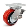 DS DASHI 500kg 4 inch 100mm High Load Capacity Durable Ball Bearing Track Swivel Caster Wheels