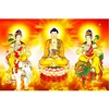 Diamond Painting Cross Stitch Diamond Embroidery Three Of The Buddha 5d Diy Mosaic Full Drill Decoration Home