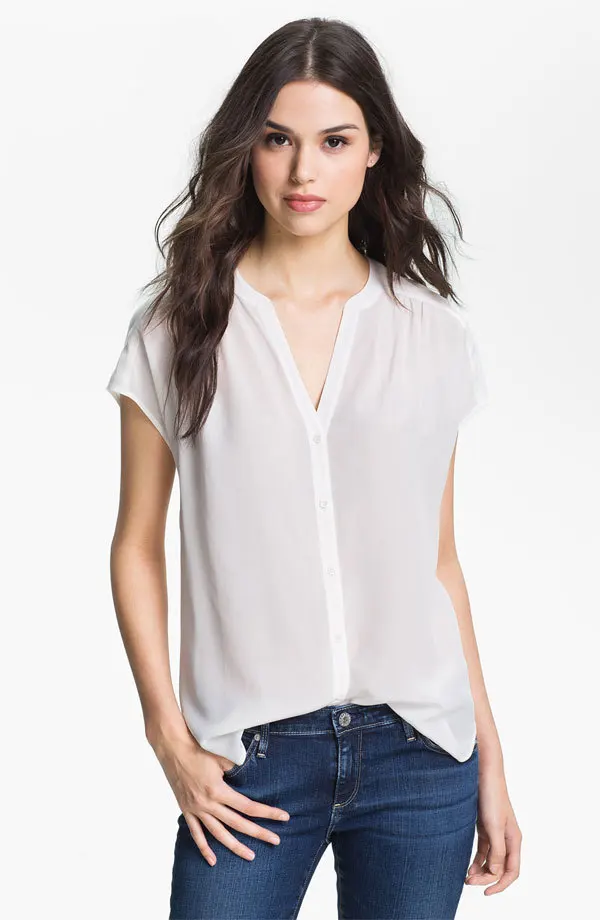modelo blusa cetim