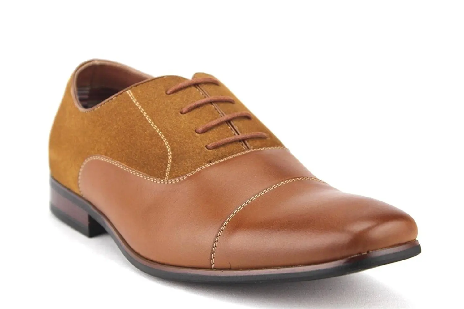 Buy Ferro Aldo New Mens Cap Toe Suede Leather Shoes Lace