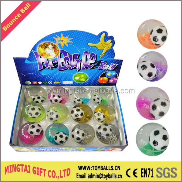 flashing colorful soccer bounce ball 02