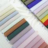 wholesale woven plain style high quality Normal dyeing 100% polyester Fashion fabric for Tops, underwear, pajamas