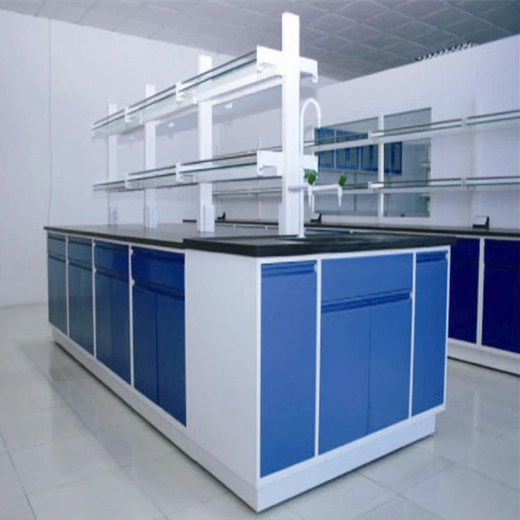 central laboratory bench