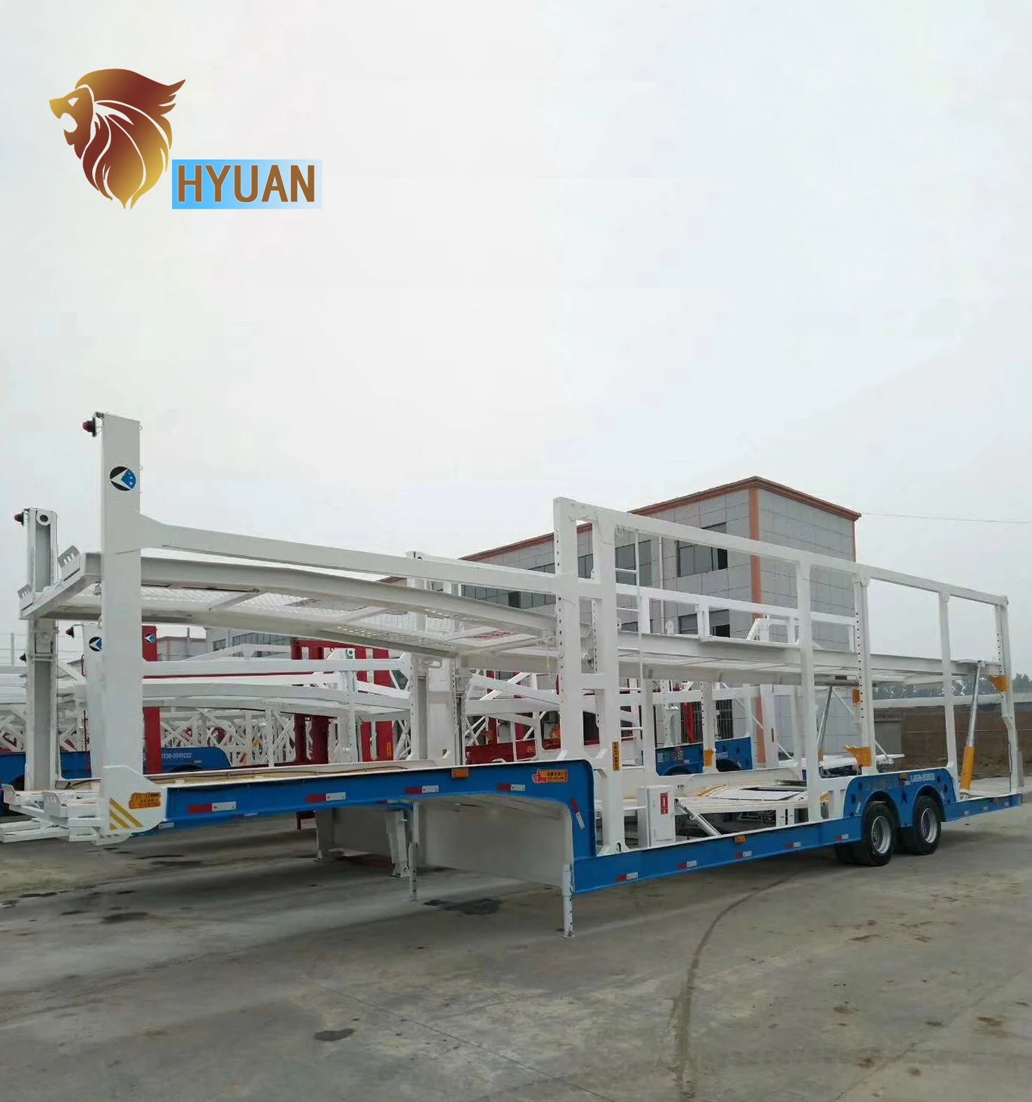 Hyuan Double Floor Steel Chassis Auto Long Distance Vehicle Transport