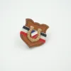 new design customized good quality metal leather label for handbags