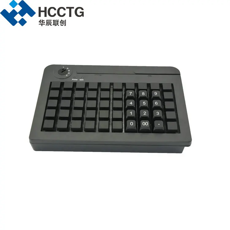 50 Keys USB Mechanical Programmable POS Keyboard With MSR KB50M