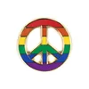 LGBT Gay Pride Rainbow Custom Hard Enamel Lapel Pins No Minimum