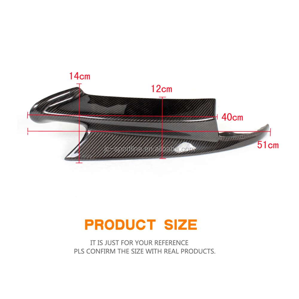 Carbon Fiber M3 Car Bumper Front Splitter For Bmw E90 E92 M3 2008-2014 ...