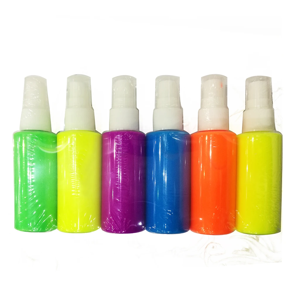 6 Color 60ml Waterproof Spray Fabric & Textile Paint - Buy Waterproof ...