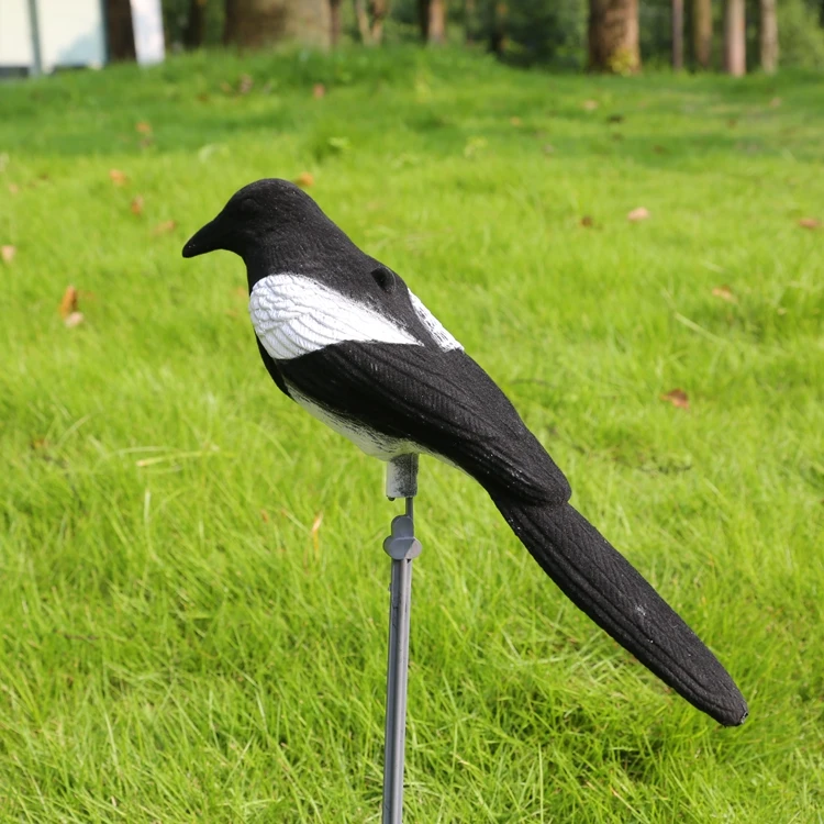 Outdoor Hunting Decoy Plastic Bait Magpie Animal Mould Simulation