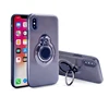Mobile phone shockproof hybrid ring holder cover case for iphone x 2 in 1 tpu pc phone shell, for apple iphone x case tpu pc