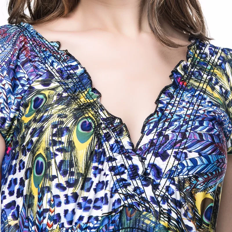 Amazon Wünschen Sommer Tag Kleid Code Leopardenmuster ...