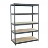 5 shelf customized shining metal wine shelf rack