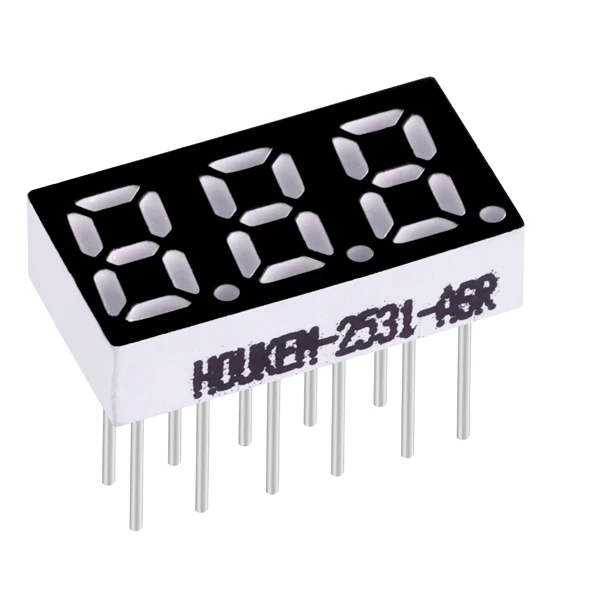 0.25'' three digits 7 segment led display