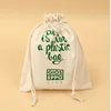Organic Cotton Vegetable Bags ,Drawstring Cloth Bag