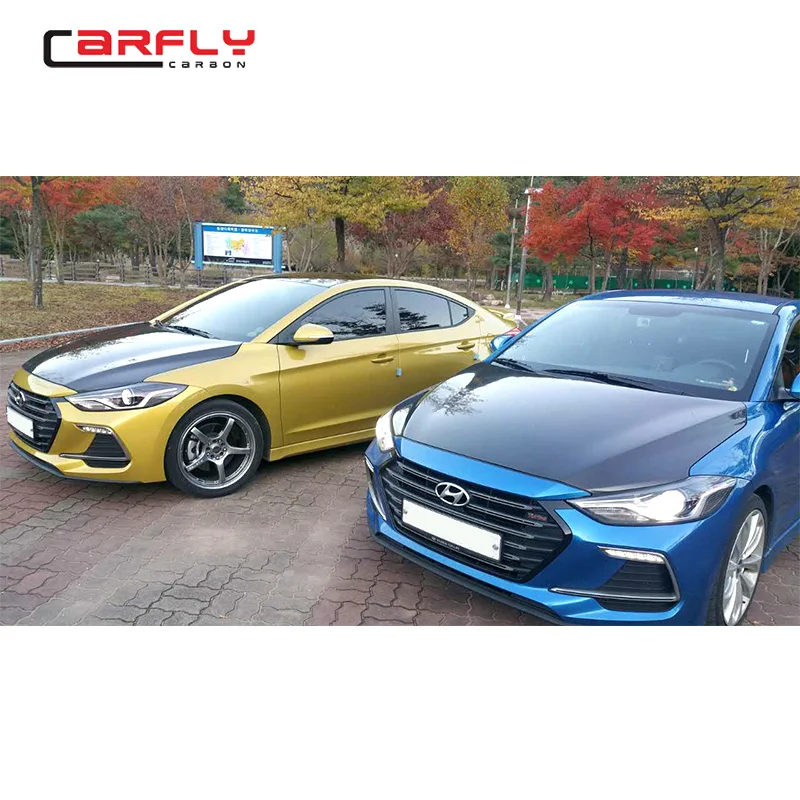 Carbon Fiber Hood For Hyundai Elantra Ad 2016+ Buy Carbon Fiber Hood For Hyundai Elantra