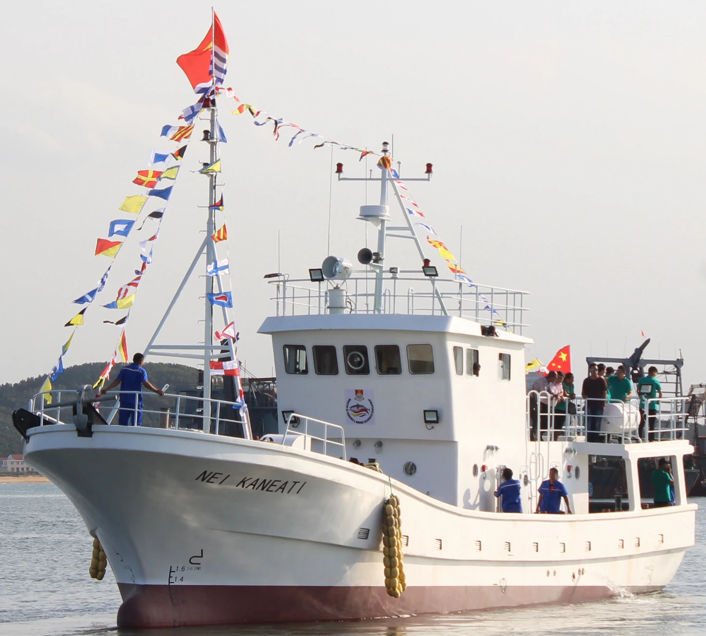 78 Ft China Shipyard Fiberglass Hull Material Inboard Engine Commercial