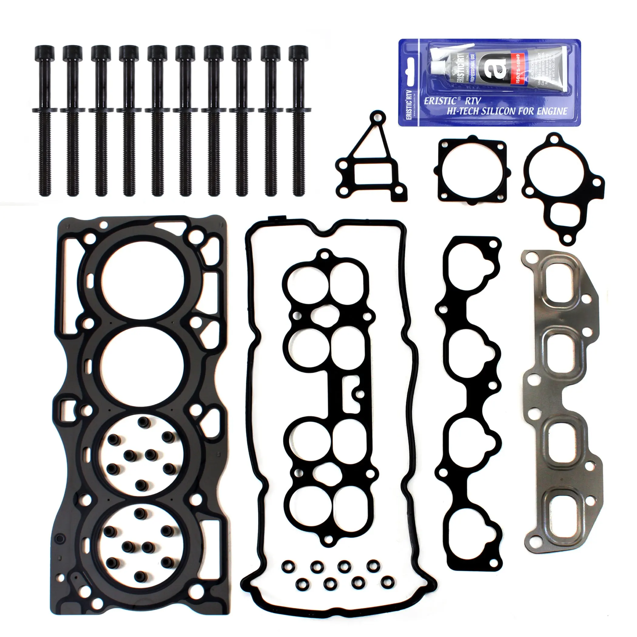 Head Gasket Set Bolt Kit Fits 07-12 Nissan Sentra SE-R 2.5L DOHC 16v QR25DE