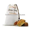 Custom Big Cotton Fabric Bread Bag for Food Storage