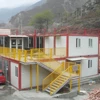 China quick build luxury steel construction modular luxury container house