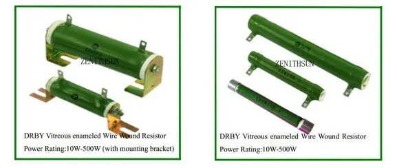 Glazed Vitreous Enamel High Power Ceramic Tube Resistor 300W