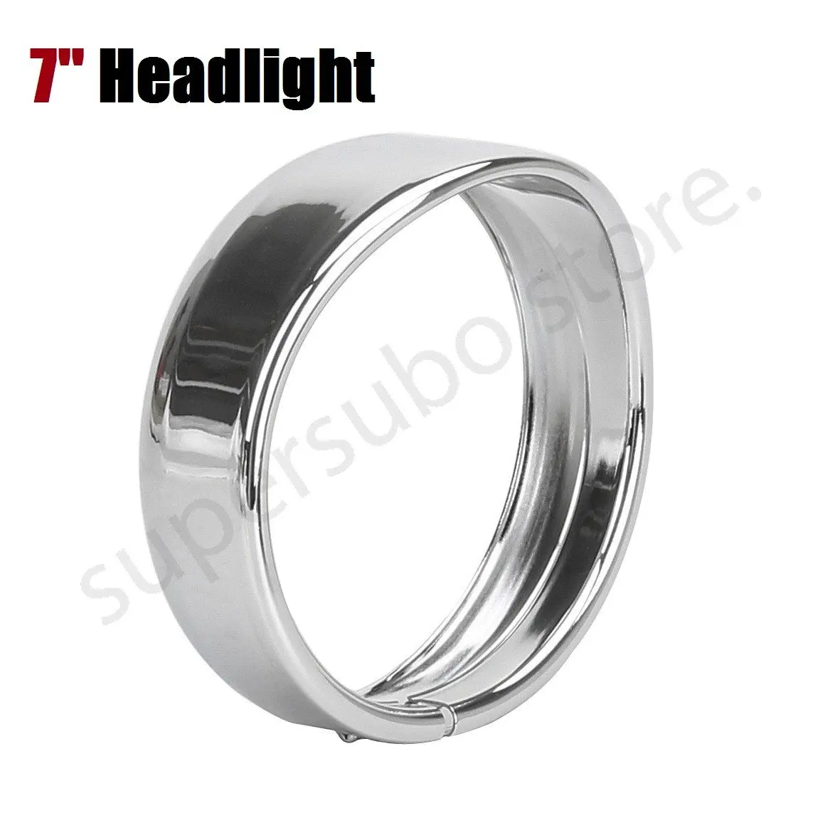 Black 7" Headlight Trim Ring visor For Harley Touring 83-13, 12-14 FLD headlight cover, 94-14 FLHR, 86-14-FLST Models