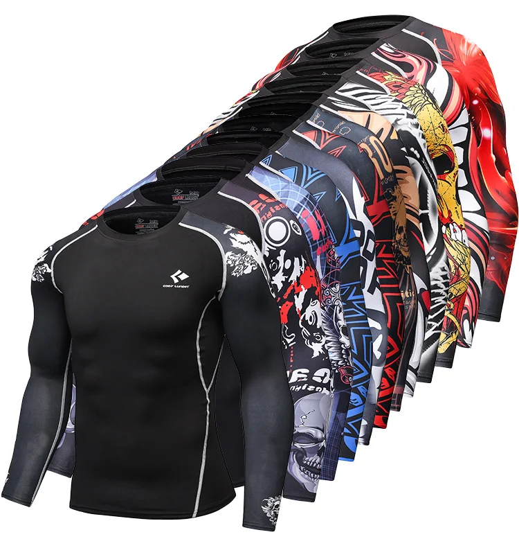 Wholesale Bjj Rash Guard Men Compression Blank Long Sleeve Guard Buy