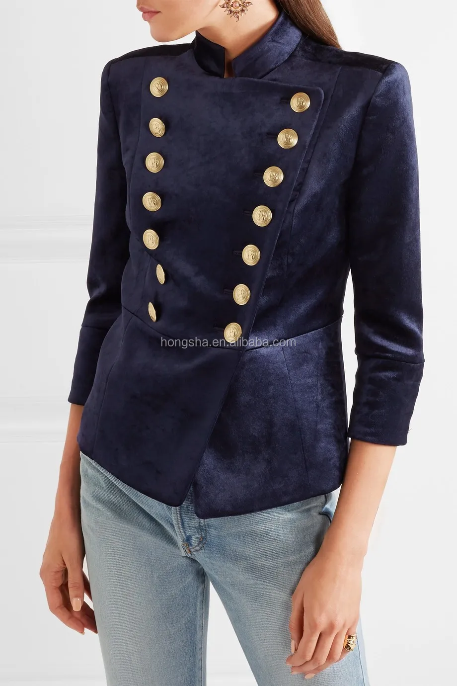 Online Buy Wholesale double breasted blazer from China