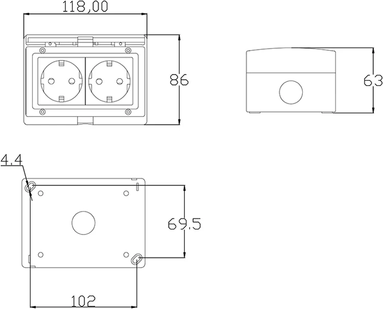 Chenf Ip55 New Generation National Pushbutton Switch With
