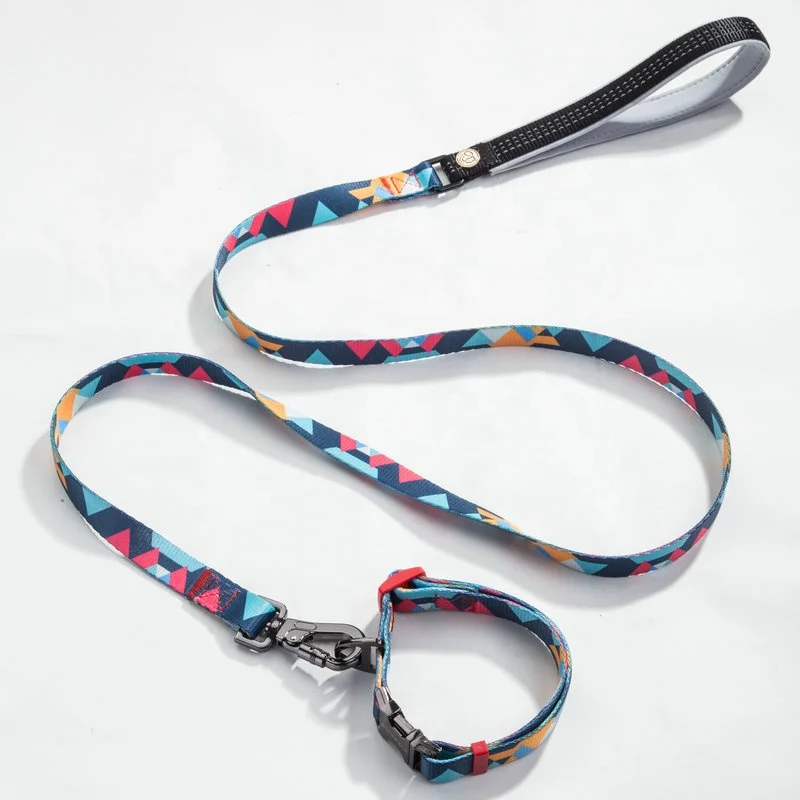 

Recycle Handmade Polyester Dog Collar and Leash, 10 styles