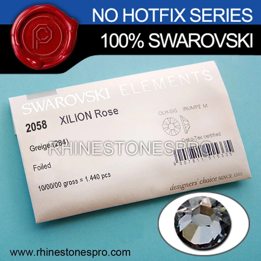 
Specialized Swarovski Elements Greige (284) 20ss Flat Back Crystal Non HotFix 