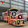 New Product Electric Cartoon Thomas Mini Trackless Train Antique Toy Set Train Ride